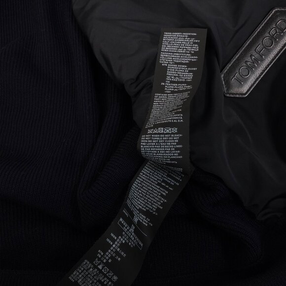 TOM FORD James Bond Spectre Quilted Down Jacket Navy Size 52 - Picture 12 of 13